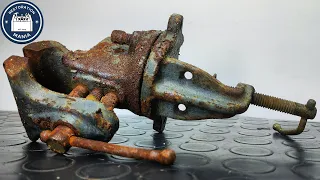 Rusty Bench Vise Restoration