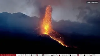 Day 17 (Morning): La Palma Volcano (2 hours of footage from October 5, 2021)