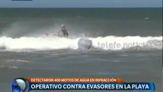 Operativo contra evasores en la playa - Telefe Noticias