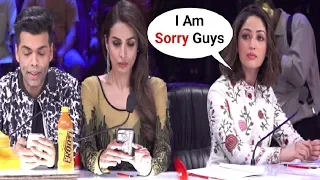 Malaika Arora Khan And Karan Johar Ignores Yami Gautam For Coming Late At Indian's Got Talent Set