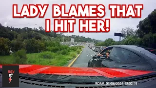 Lady Hits Me & Lies To Police !| Hit and Run | Bad Drivers, Brake Check | Instant Karma Dashcam 578