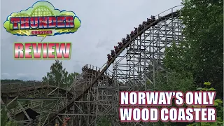 Thundercoaster Review, TusenFryd Vekoma Wooden Roller Coaster | Norway's Only Wood Coaster