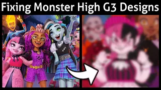 Redesigning the "New" Monster High cast 💀