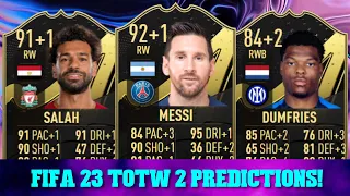 FIFA 23 TOTW 2 PREDICTIONS FT. 🇦🇷 MESSI, 🇪🇬 SALAH AND 🇳🇱 DUMFRIES