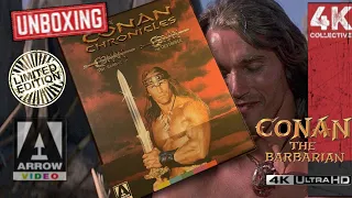 The Conan chronicles Conan The Barbarian The Destroyer Limited Edition 4K UltraHD Blu-ray Unboxing