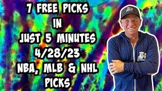 NBA, MLB, NHL  Best Bets for Today Picks & Predictions Friday 4/28/23 | 7 Picks in 5 Minutes