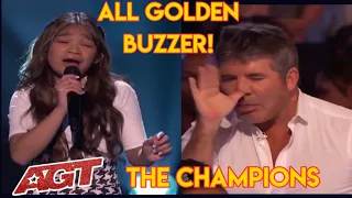 ALL GOLDEN BUZZER on America's Got Talent The Champions 2019