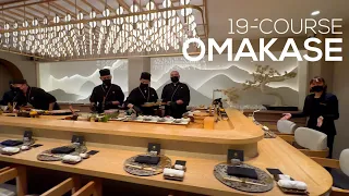 $409 Incredibly Luxurious & Theatrical Omakase - Hangetsu * Vlog | 4K