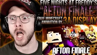 Vapor Reacts #1048 | FNAF MINECRAFT ANIMATION SERIES "Afton Finale" by 3A Display REACTION!!