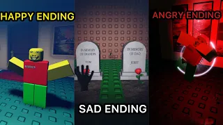 Roblox Weird Strict Dad All 3 Endings- Happy, Sad And Angry