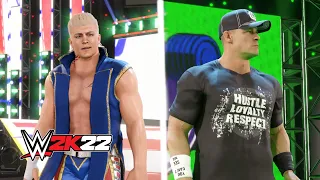 Cody Rhodes Vs John Cena EPIC MATCH - WWE 2K22