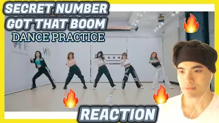 SECRET NUMBER (시크릿넘버) - Got That Boom Dance Practice REACTION