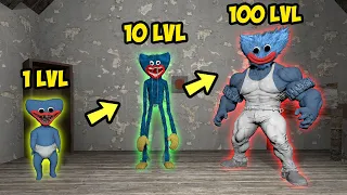 HUGGY WUGGY EVOLUTION IN GRANNY ONLINE POPPY PLAYTIME HORROR GAME BABY MUSCLE Garry's Mod