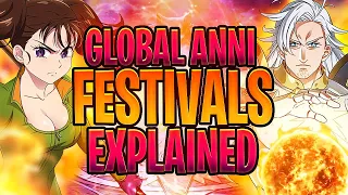 *GLOBAL PLAYERS* This Is What We Can Expect For GLOBAL ANNIVERSARY Festivals! (7DS Grand Cross)