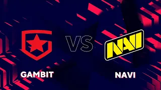 ФИНАЛ ВЕРХНЕЙ СЕТКИ. NAVI vs GAMBIT. BO3 | BLAST Premier Spring Finals 2021 by @def & @ded1ce