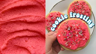 Lofthouse Cookie Frosting Recipe! | Homemade Crumbl Cookies Frosting | How To Make Cookie Frosting