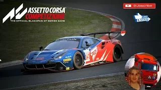 Assetto Corsa Competizione Ferrari 488 GT3 Nürburgring Test Gameplay ITA