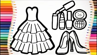 How to Draw Women's Accessories for Kids and Toddlers