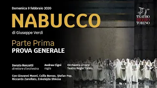 Nabucco, Verdi - Parte Prima // Stagione Opera & Balletto 2019-2020