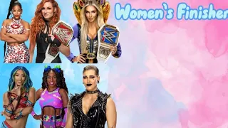 WWE Women’s finishers (2022 Updated) {JJ The Visionary}