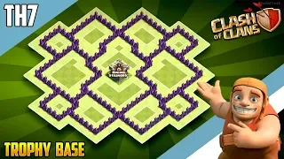 New INSANE TH7 HYBRID/TROPHY[defense] Base 2018!!  Town Hall 7 Hybrid Base Design - Clash of Clans