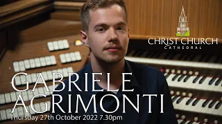 Gabriele Agrimonti in Concert - Thursday 27th October 2022 7.30pm