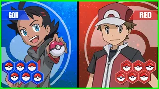 Pokemon Battle Pedia: Goh Vs Red Origins