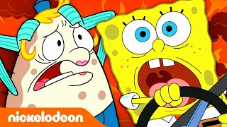 60 MINUTES Of SpongeBob's WEIRDEST Boating School Moments! | Nickelodeon Cartoon Universe