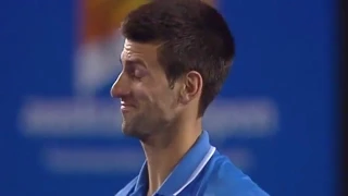 Did Anyone Tell Novak He Won The Set? | Australian Open 2015