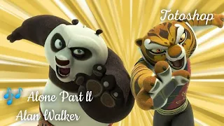 KUNG FU PANDA SCENE TRUE FRIENDSHIP | ALONE PART II - ALAN WALKER