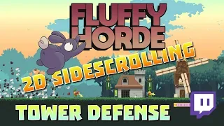 Ep 1 - Fluffy Horde (2D sidescrolling tower defense killer rabbits)