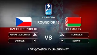 #IIHFEsports Fan Championship Round of 16: Czech Republic vs. Belarus  | #IIHFWorlds