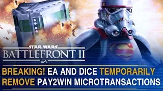 BREAKING! EA Remove Pay To Win Microtransactions! | Battlefront Update