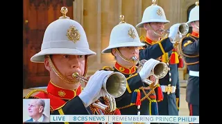 Prince Philip Bagpipes and Bugles