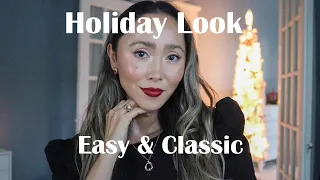 Holiday Makeup Look ft. Soft Eyes & Red Lips