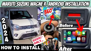 Android System installation on Maruti Suzuki wagn R 🔥 Wagn r vxi new model #wagonr