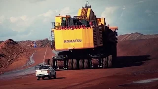 Transport system for up to 565 tons excavators