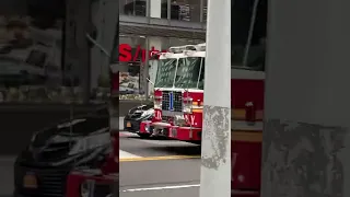 FDNY Rescue 1 heading home