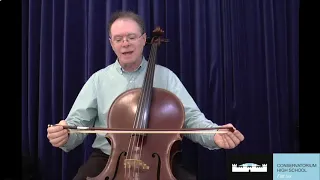 Spiccato on the Cello