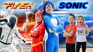 SONIC The Hedgehog VS The FLASH!