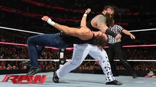 Roman Reigns, Dean Ambrose & Randy Orton vs. The Wyatt Family: Raw, Oct. 5, 2015