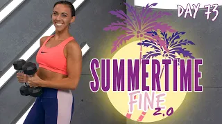 60 Minute Intense Full Body Boot Camp Workout Sports Themed | Summertime Fine 2.0 - Day 73