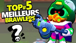 TOP 5 des MEILLEURS brawlers de la META !!,!