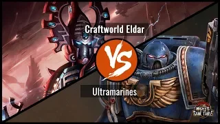 King Slayer: Eldar Vs Ultramarines (featuring D from NODE) - Warhammer 40k Live Battle Report