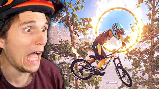 Mein Sprung durch den Feuerring! | Fahrrad Simulator