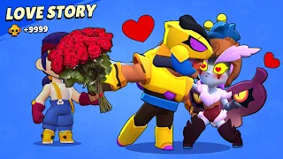 The Love Story of Wasp Bo and Dark Fairy Janet - Brawl Stars Funny Pose