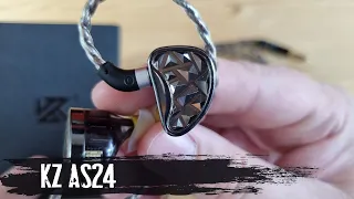 KZ AS24 headphone review: flagship with dual tuning system