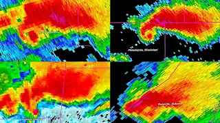 April 27, 2011 Super Outbreak Satellite & Radar Animation.