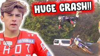 MY WILDEST CRASH EVER!! Haiden Deegan's Big Mini O's 2021 Crash!