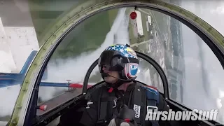 Yak-110 Aerobatics Cockpit Cam - EAA AirVenture Oshkosh 2018